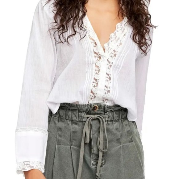 Free People Tops - NWT Free People Clemence Button Up